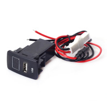 2.1A Car USB Charger with Voltmeter for Toyota / Honda